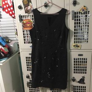 Little black beaded dress